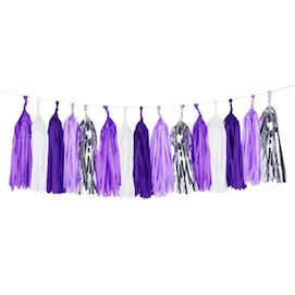 Lilac  - party tassel